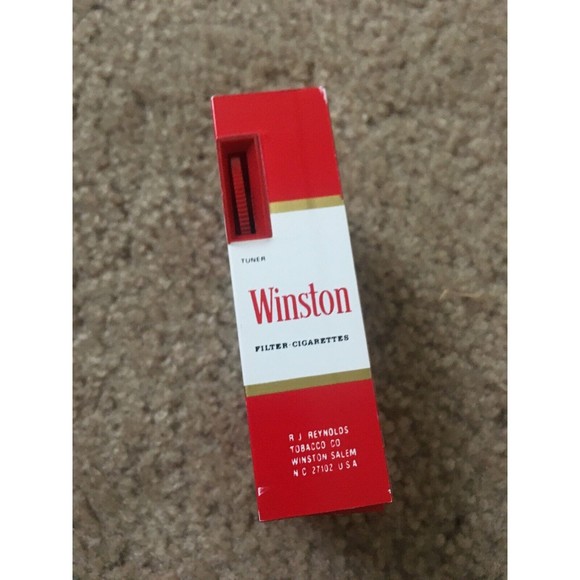 Vintage Twenty Class A Winston Filter Cigarette Box Radio Collectors Item - Picture 5 of 9
